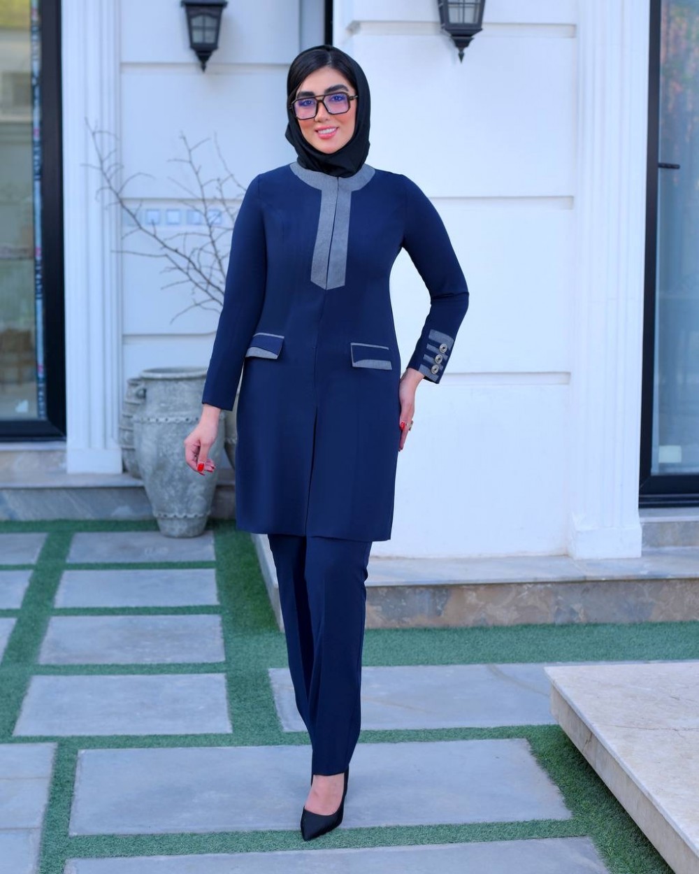 مانتو شلوار اداری آدنیس کد 2586