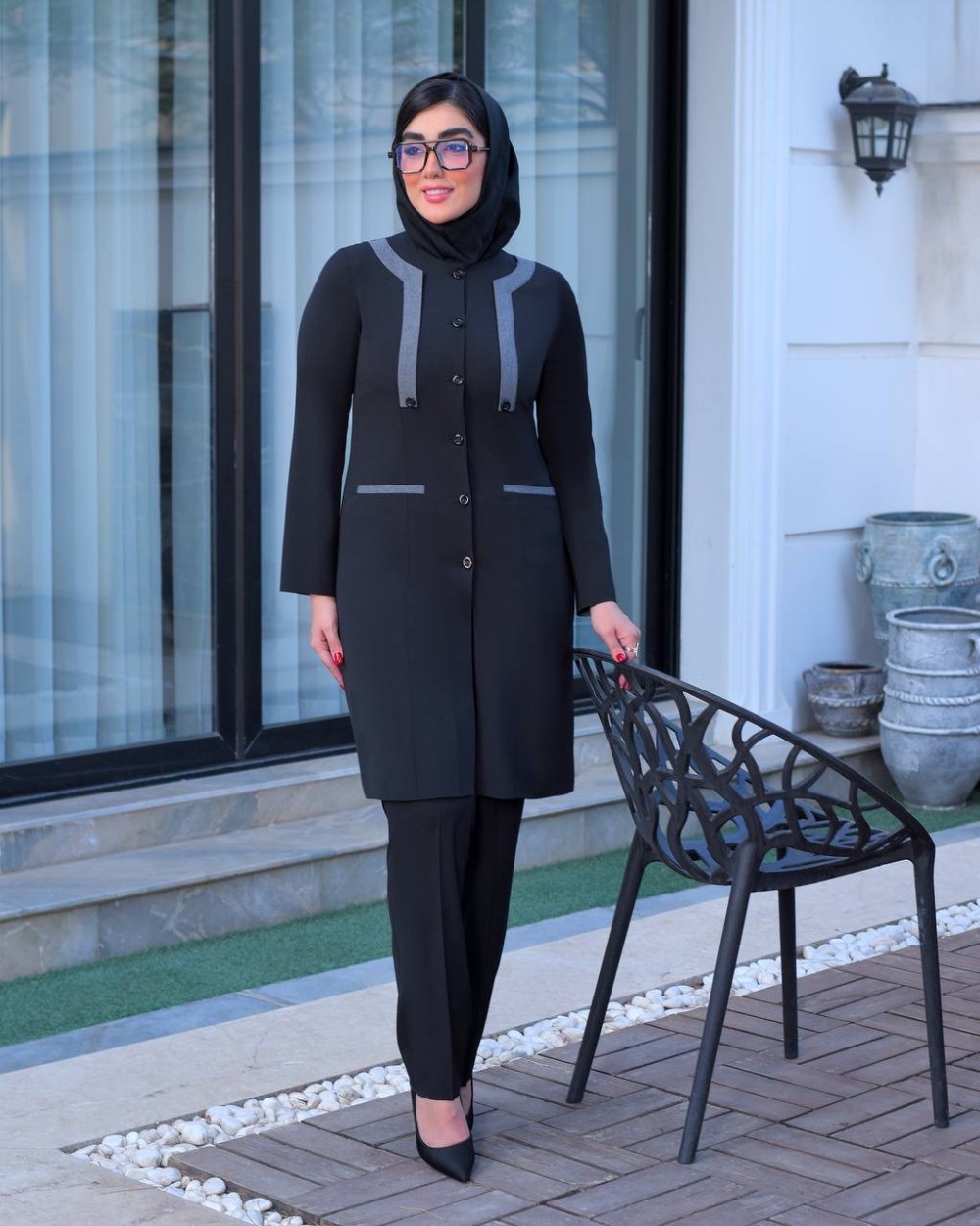 مانتو شلوار اداری نارسیس کد 2931