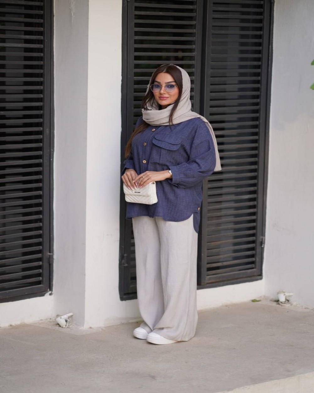 شومیز تک جیب بغل پاگون مدل کد 159