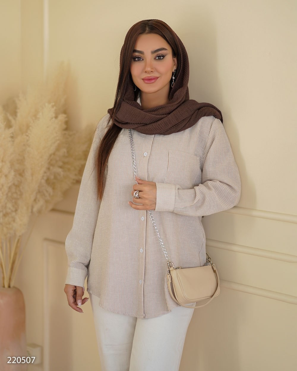 مانتو شومیزی مدل سولینا کد 2205