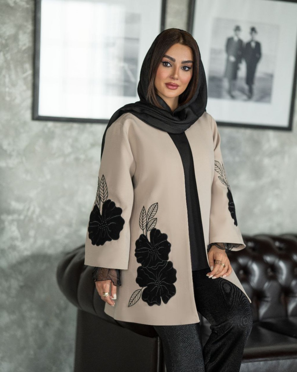 مانتو زنانه مدل ویان کد 1523