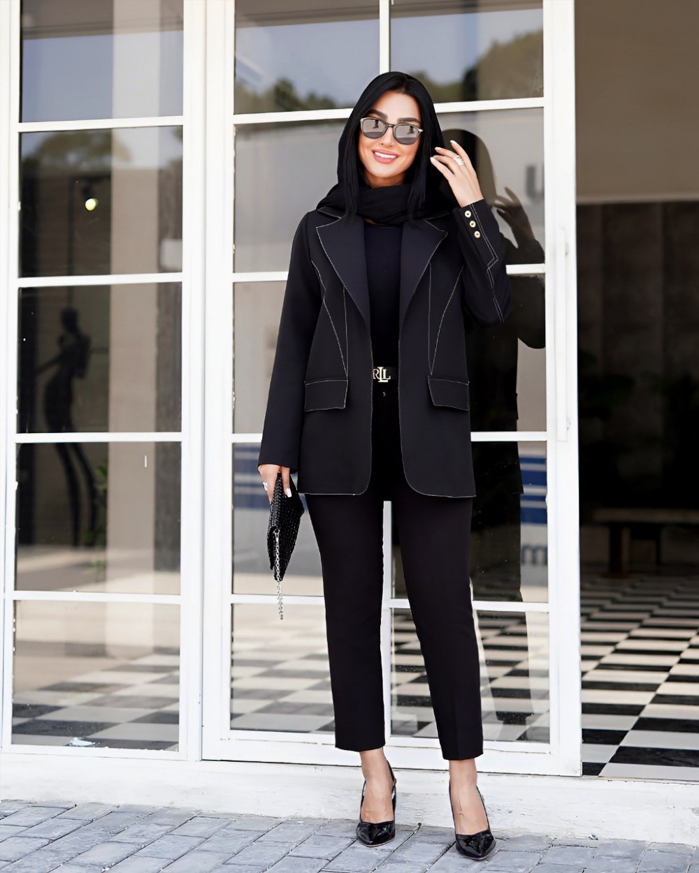 کت مزونی شیک زنانه مدل شکیبا کد 3028