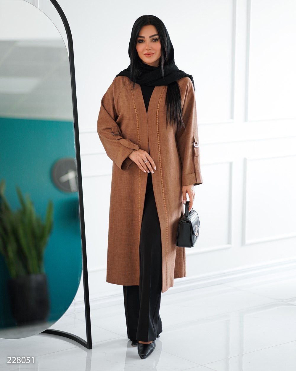 مانتو زنانه بلند مدل شکیل کد 3034 (ضمانت اصالت)