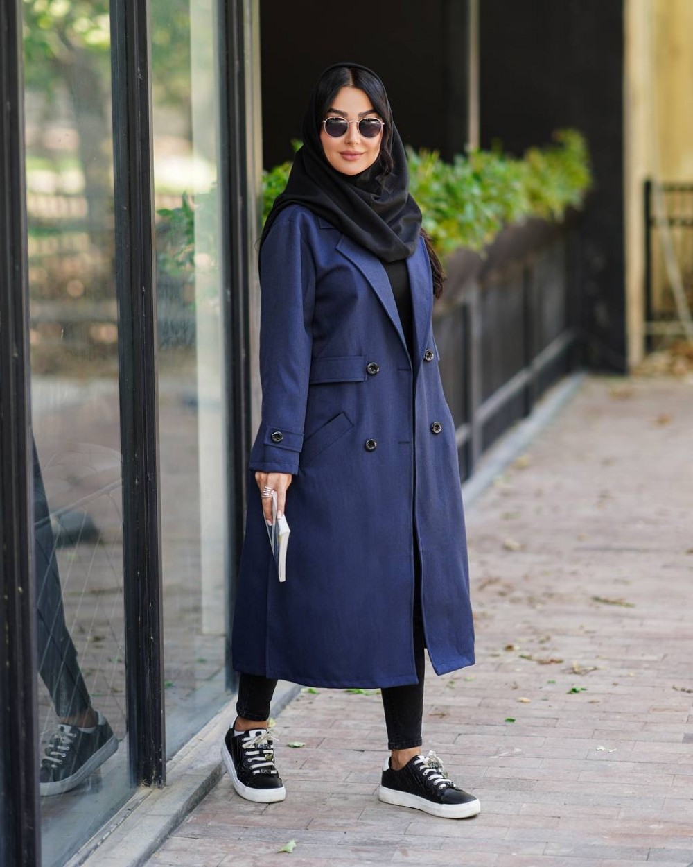 مانتو زنانه دانشجویی مدل شمیسا کد 3043 (ضمانت اصالت)