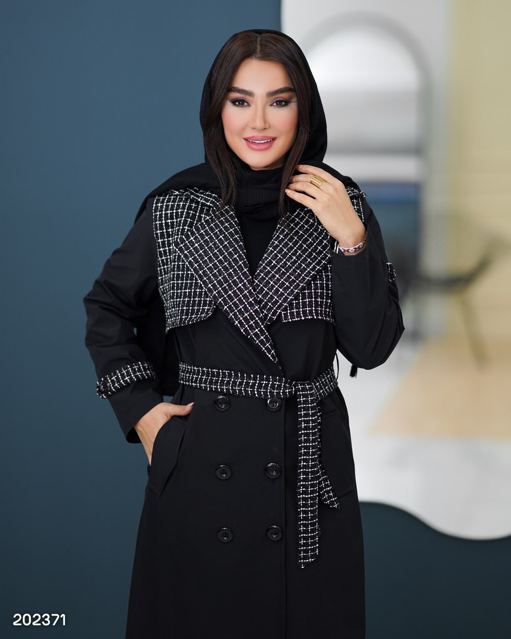 بارونی زنانه مدل نسترن کد 2023