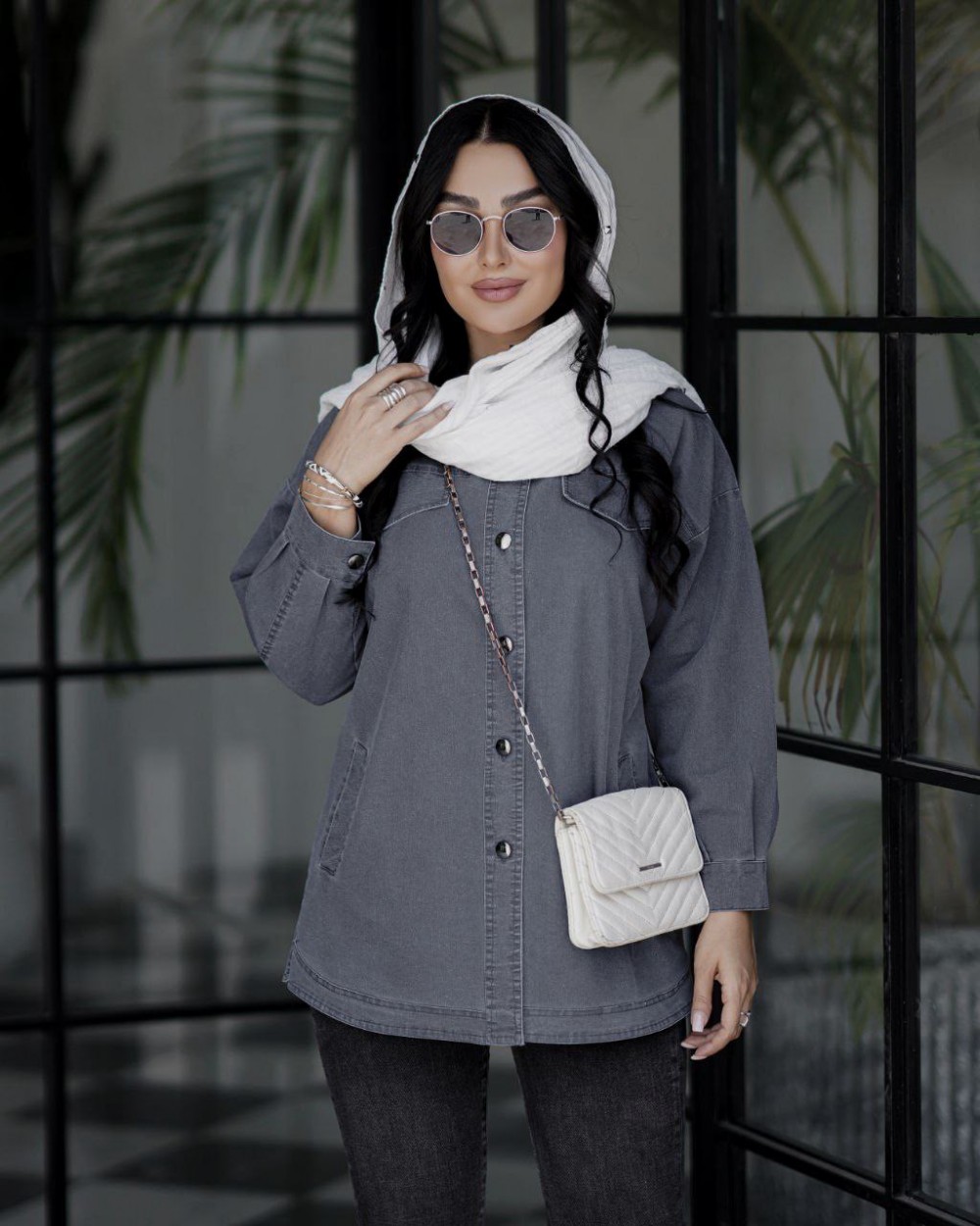 مانتو زنانه یقه مردانه مدل سارا کد 750 (ضمانت اصالت)