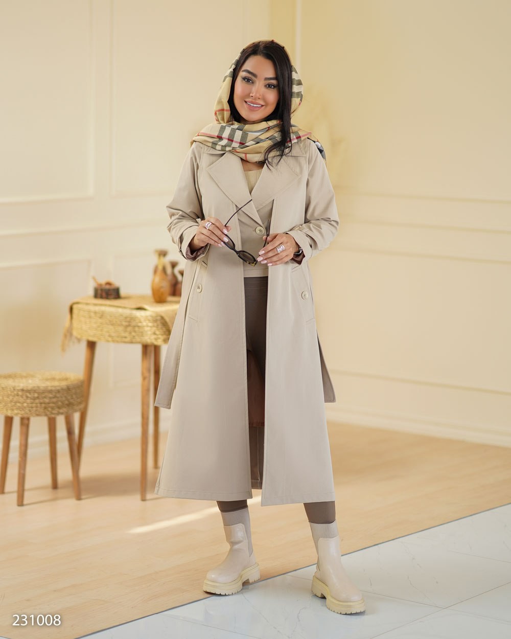 بارونی زنانه مدل مینل کد 2310 (ضمامت اصالت)