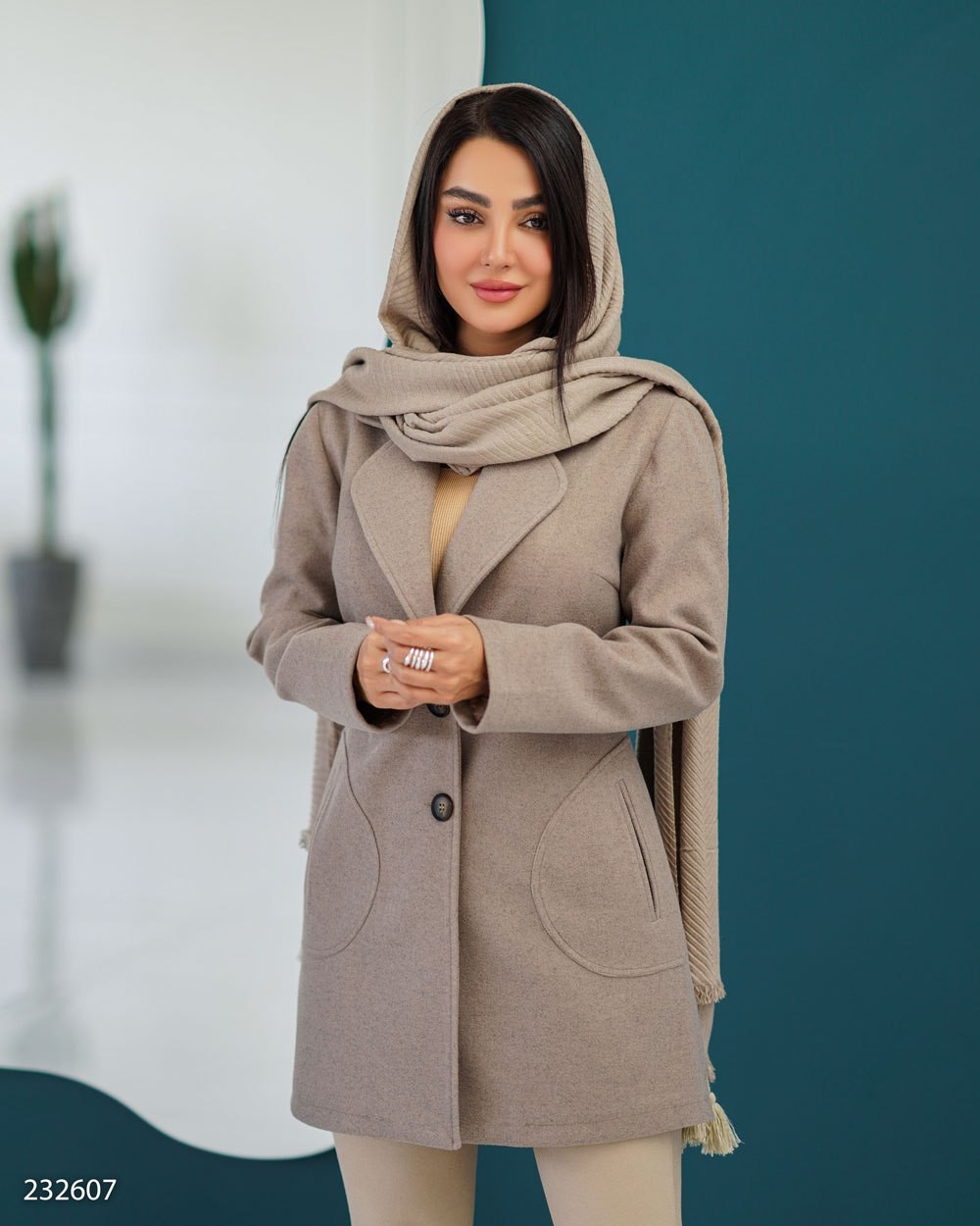 پالتو زنانه مدل حمیرا کد 2326 (ضمانت اصالت)
