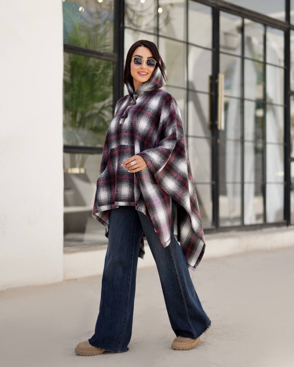 شنل پشمی زنانه کد 12221 (ضمانت اصالت)