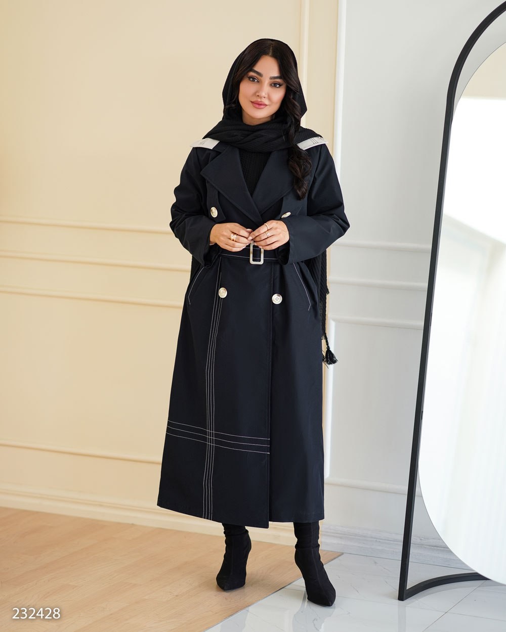 بارانی زنانه مدل ژوبین کد 2324 (ضمانت اصالت)