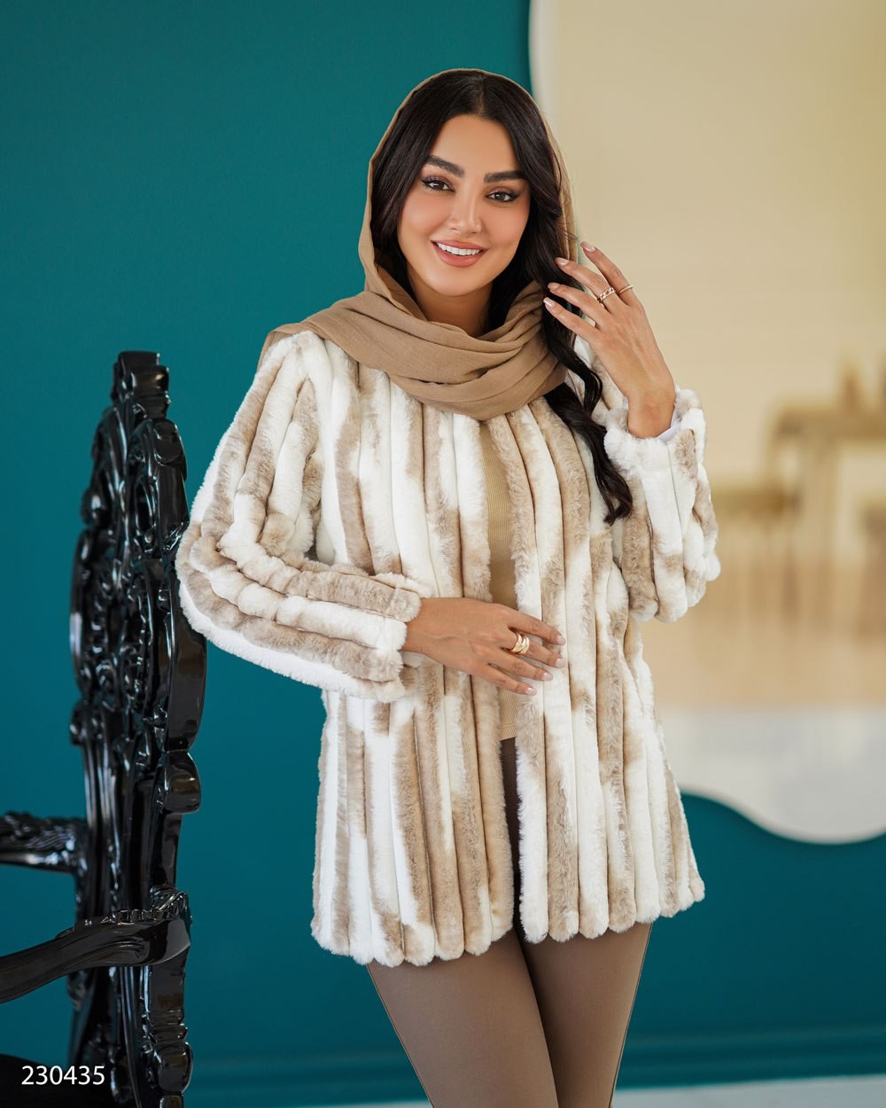 پالتو زنانه مدل برفی کد 2304 (ضمانت اصالت)