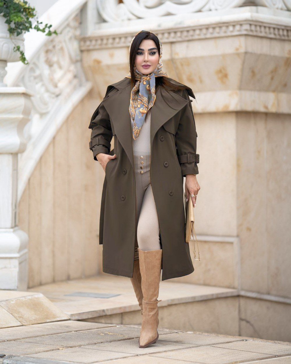 بارونی پاییزه زنانه مدل الیا کد 1460