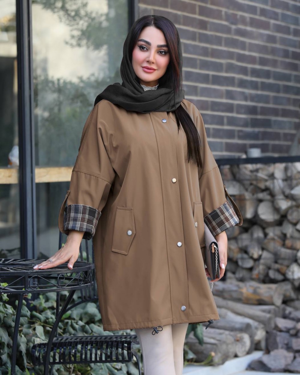 بارانی کتان زنانه کد 3081 (ضمانت اصالت)