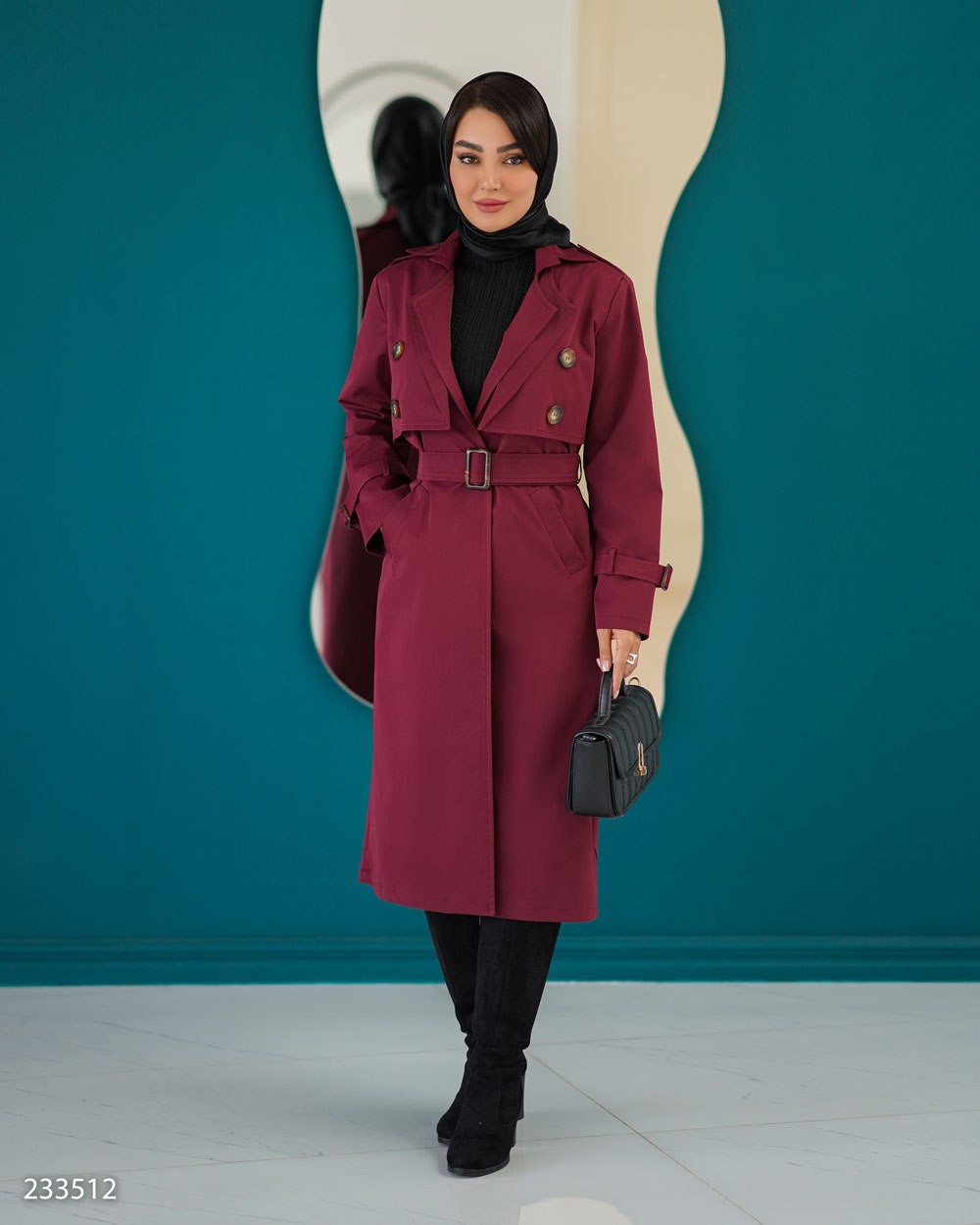بارانی کتان زنانه مدل نازدانه کد 2335 (ضمانت اصالت)