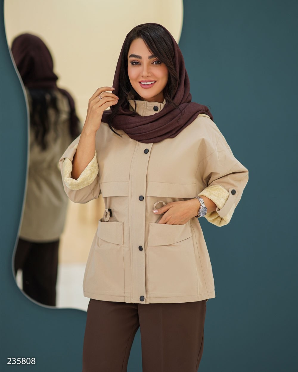 کاپشن کتان tc زنانه مدل الهام کد 2358 (ضمانت اصالت)