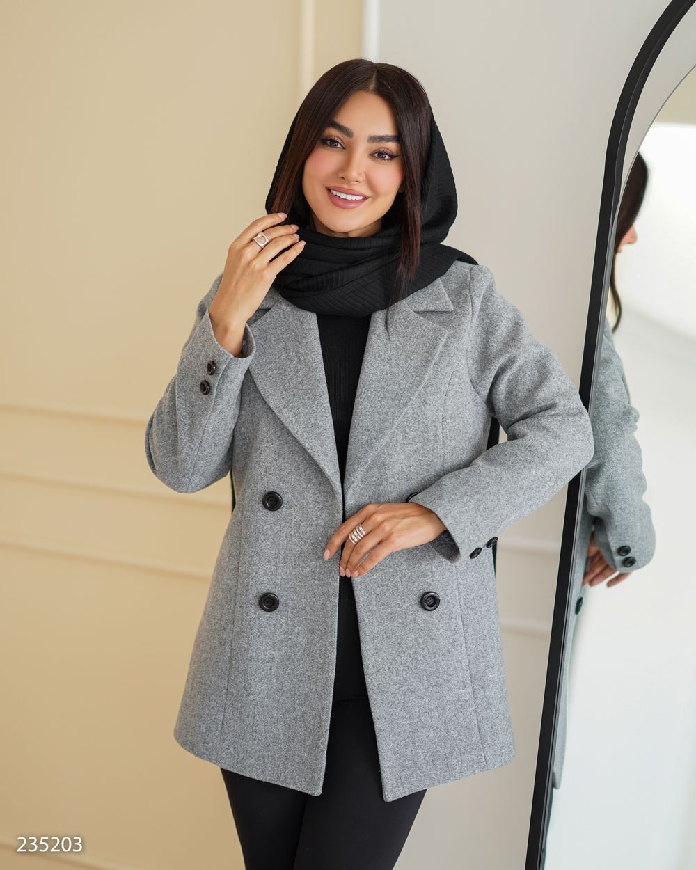 پالتو فوتر زنانه مدل خزان کد 2352 (ضمانت اصالت)