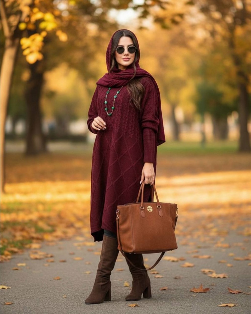 بافت پانچو زنانه کد 322