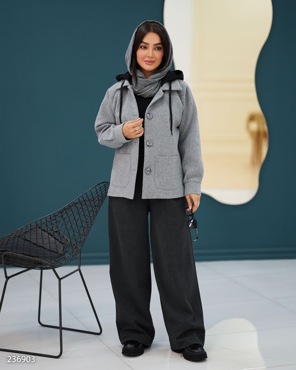 پالتو فوتر زنانه مدل فرتاک کد 2369 (ضمانت اصالت)