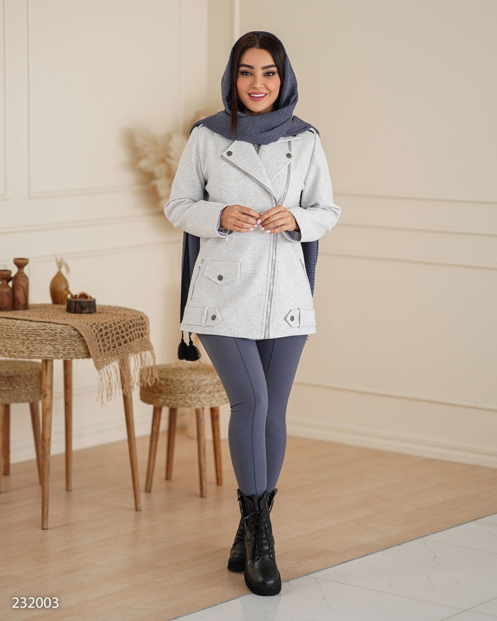 پالتو فوتر یقه انگلیسی زنانه مدل بهارسا کد 2320 (ضمانت اصالت)