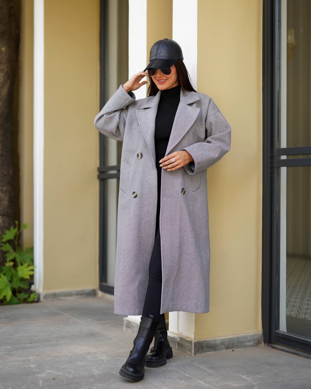 پالتو فوتر جناقی زنانه مدل اوور کد 1409 (ضمانت اصالت)