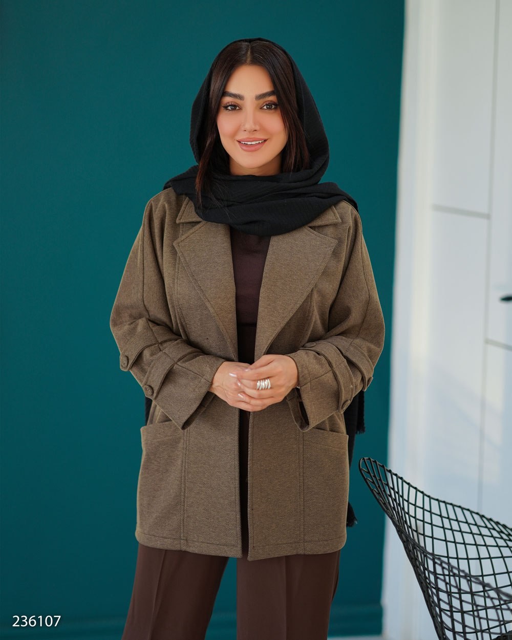 پالتو فوتر جناقی زنانه مدل لوکا کد 2361 (ضمانت اصالت)