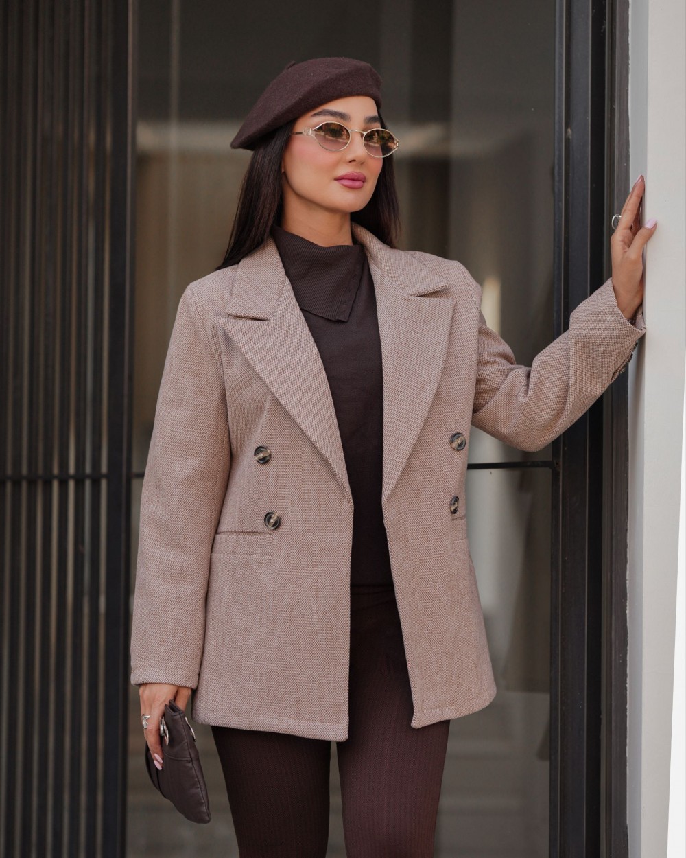 کت فوتر یقه بلیزری زنانه مدل سارنگ کد 790 (ضمانت اصالت)