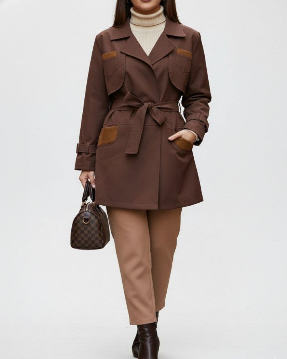 کت کتان ممبران زنانه مدل سولین کد 1350