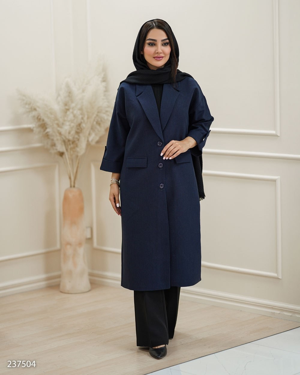 مانتو دیپلمات زنانه مدل زلاله کد 2375 (ضمانت اصالت)