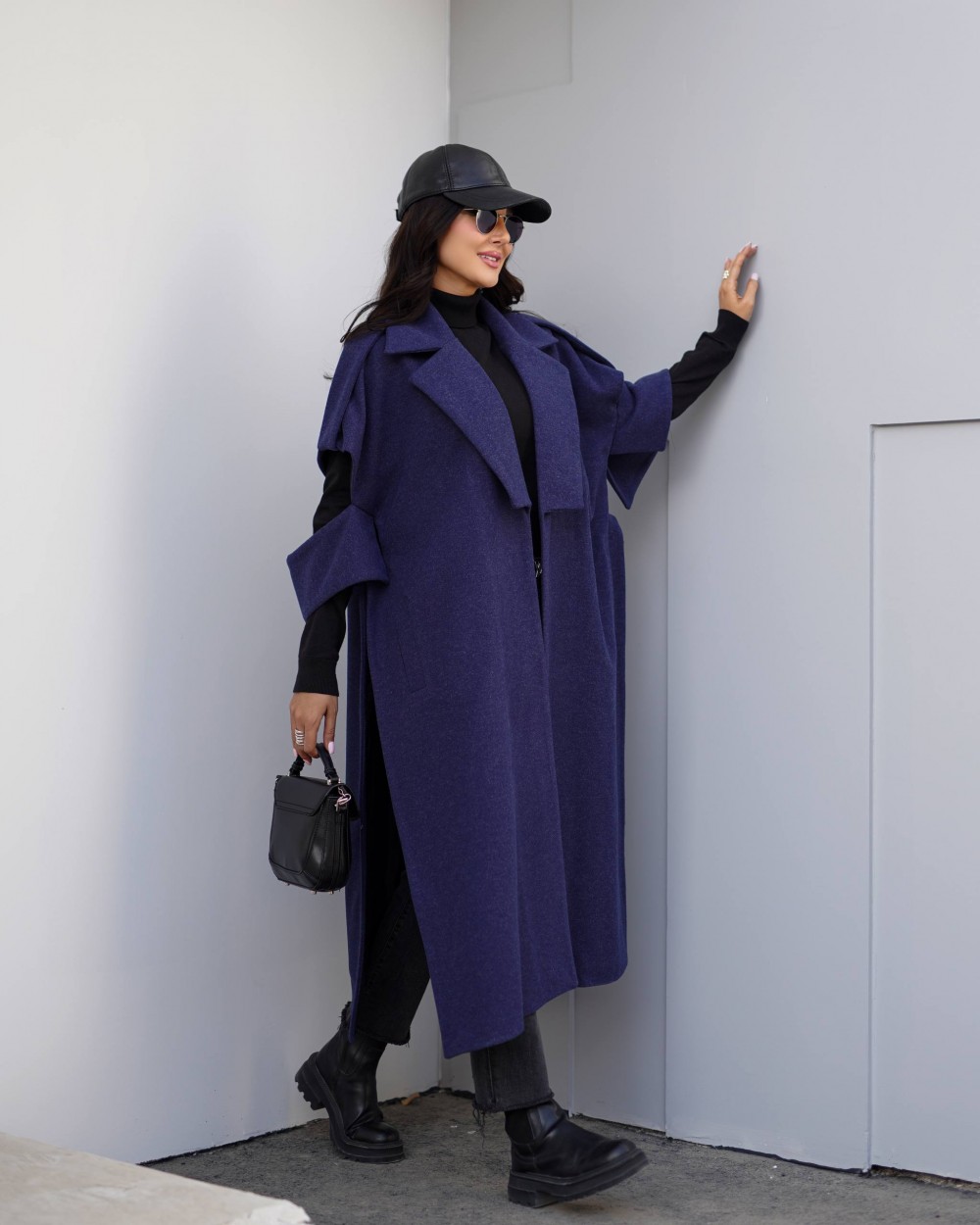 پالتو فوتر بلند زنانه مدل فشن کد 1415 (ضمانت اصالت)