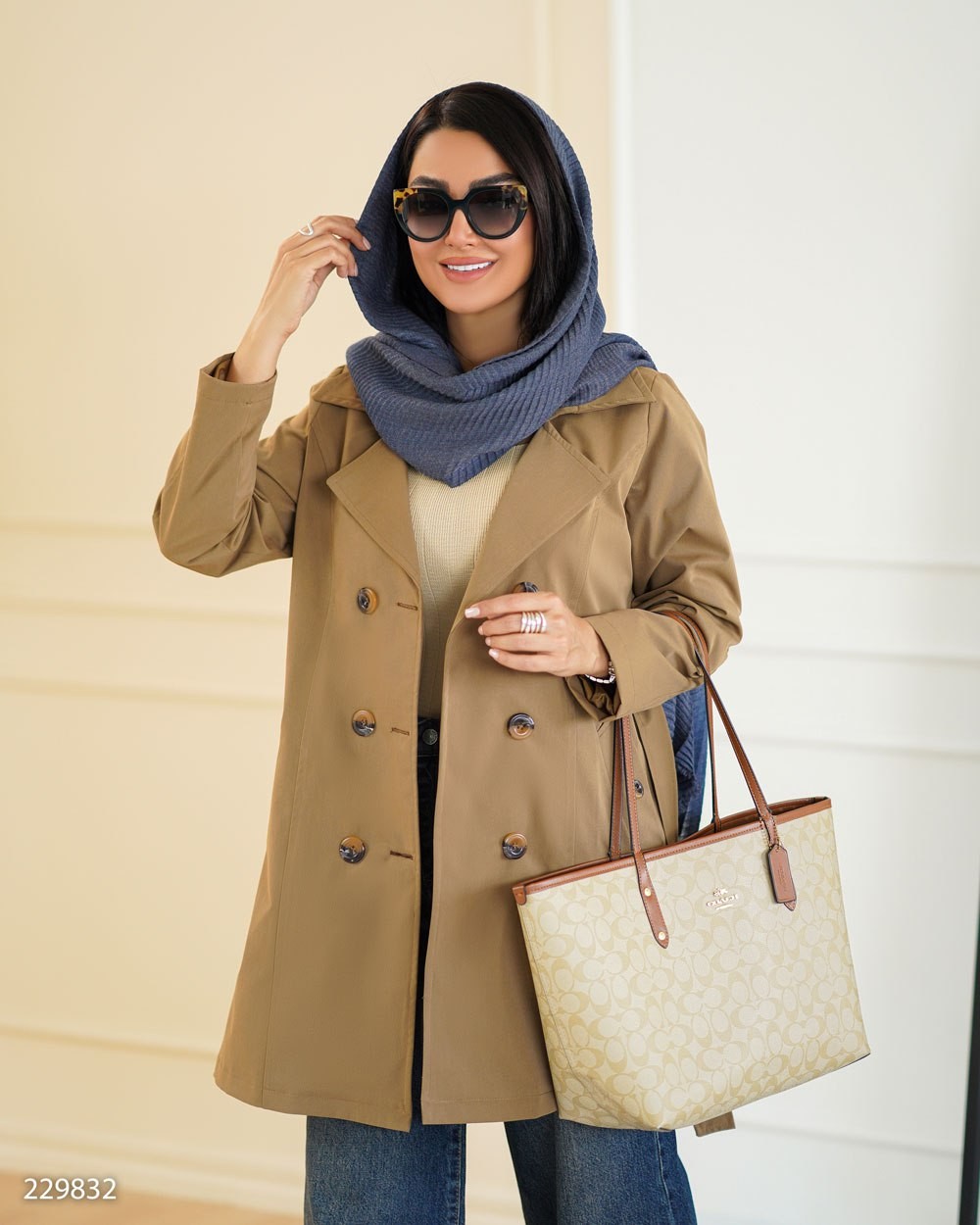 بارانی زنانه مدل جیانا کد 2298 (ضمانت اصالت)