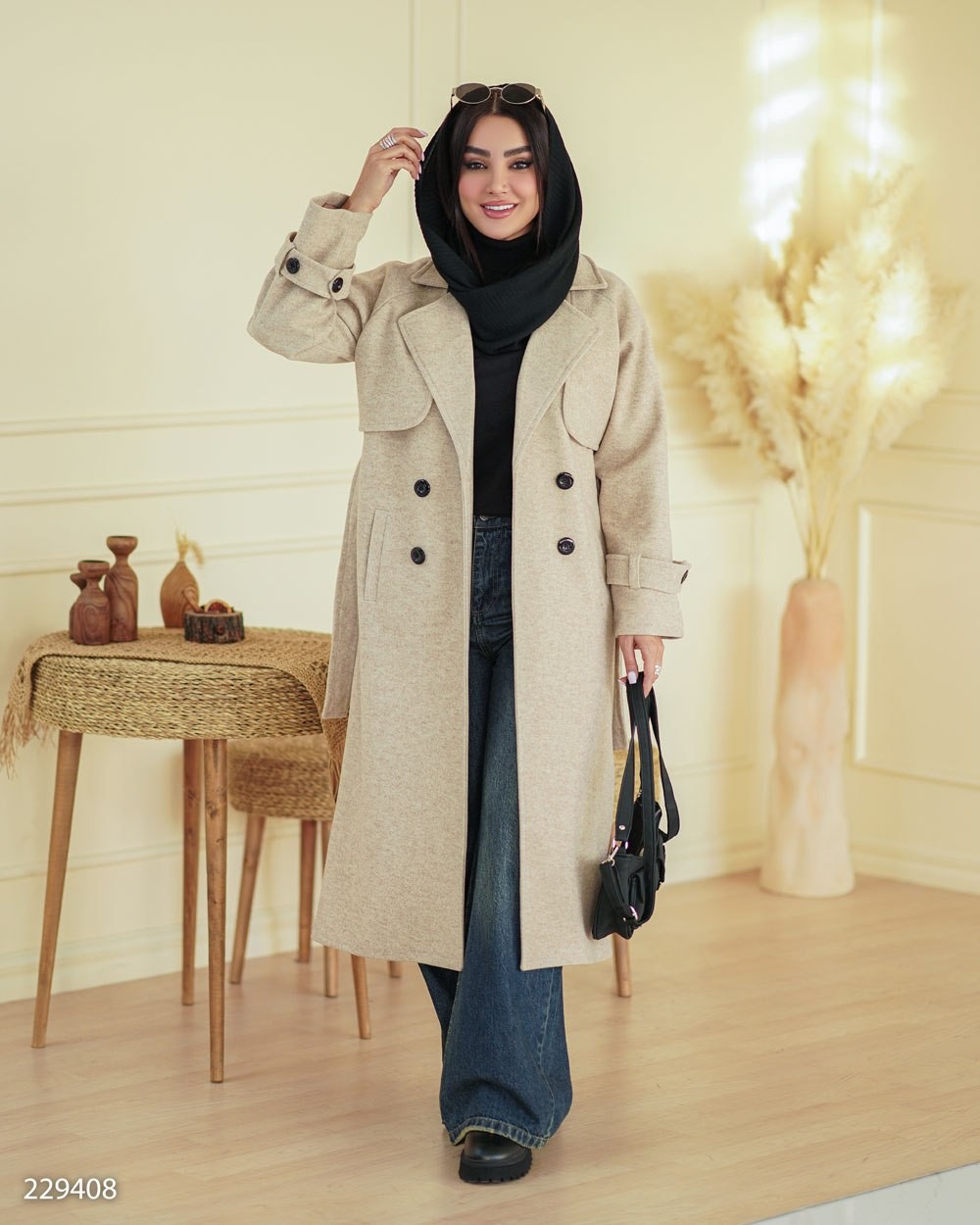 پالتو زنانه مدل آروا کد 2294 (ضمانت اصالت)