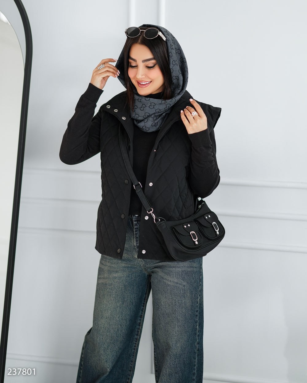 پافر مموری یقه ایستاده زنانه مدل تیوانا کد 2378 (ضمانت اصالت)