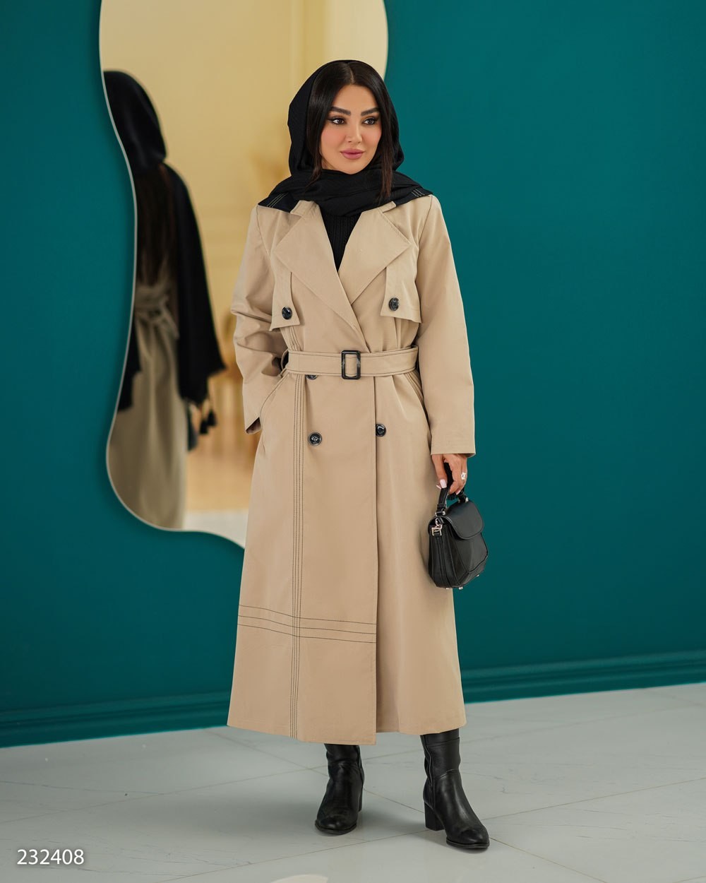 بارانی زنانه مدل ژوبین کد 2324 (ضمانت اصالت)