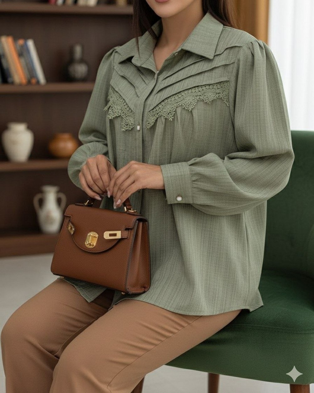 شومیز زنانه مدل رُها کد 1617 (ضمانت اصالت)