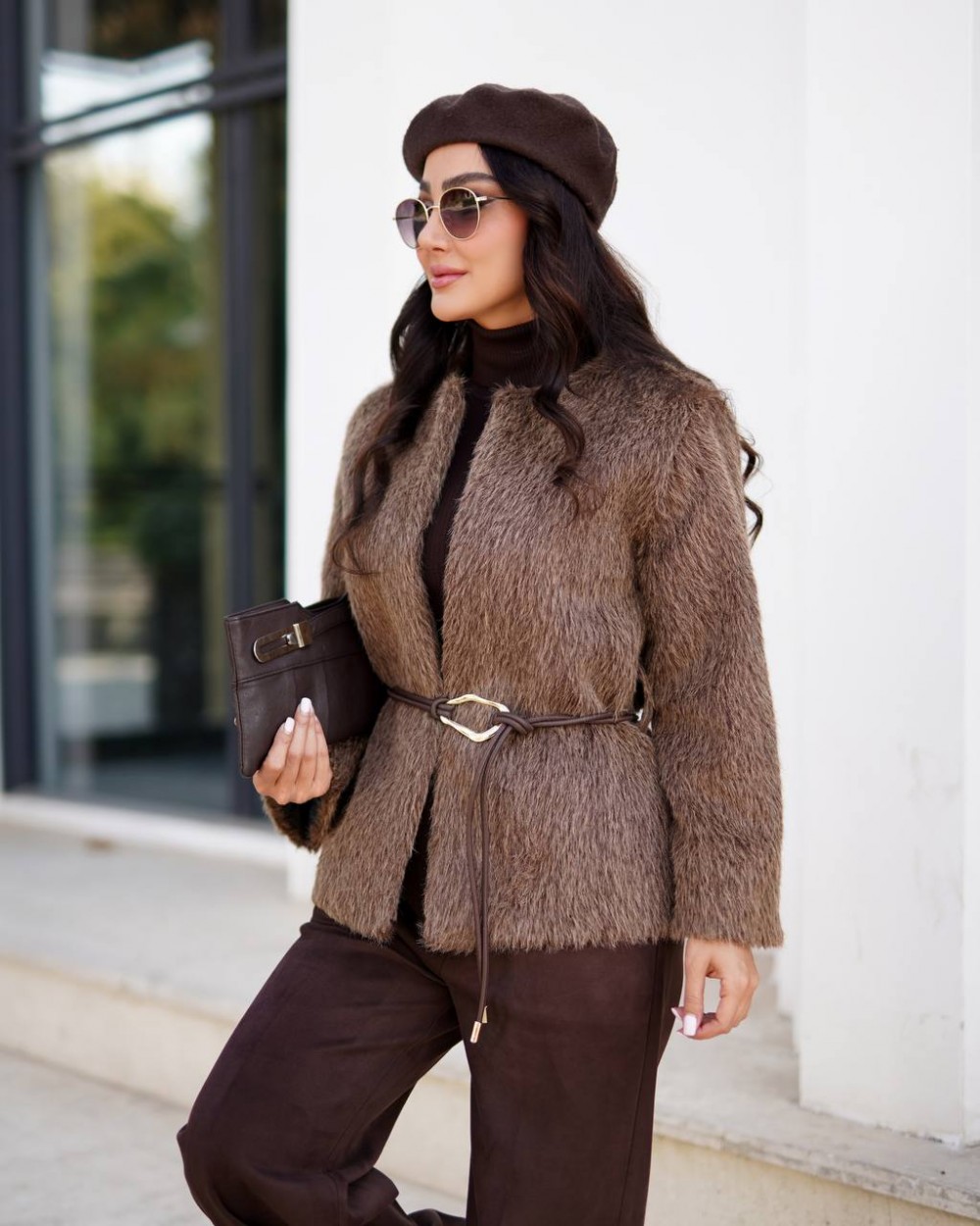 پالتو پوست زنانه مدل هیر کد 6032 (ضمانت اصالت)