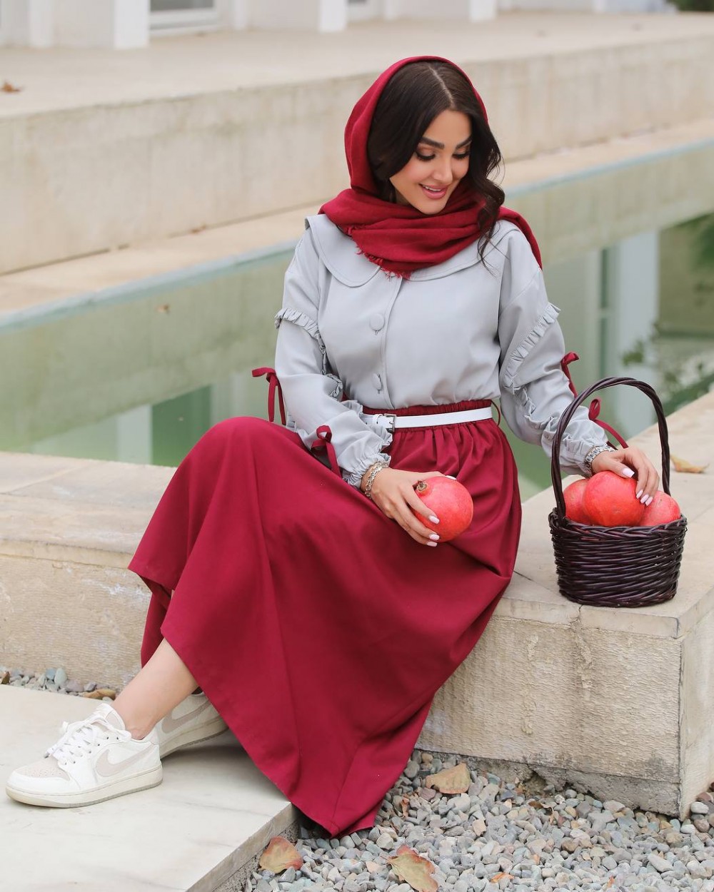 ست شومیز و دامن کتان با کمربند زنانه مدل لعبت کد 3121 (ضمانت اصالت)