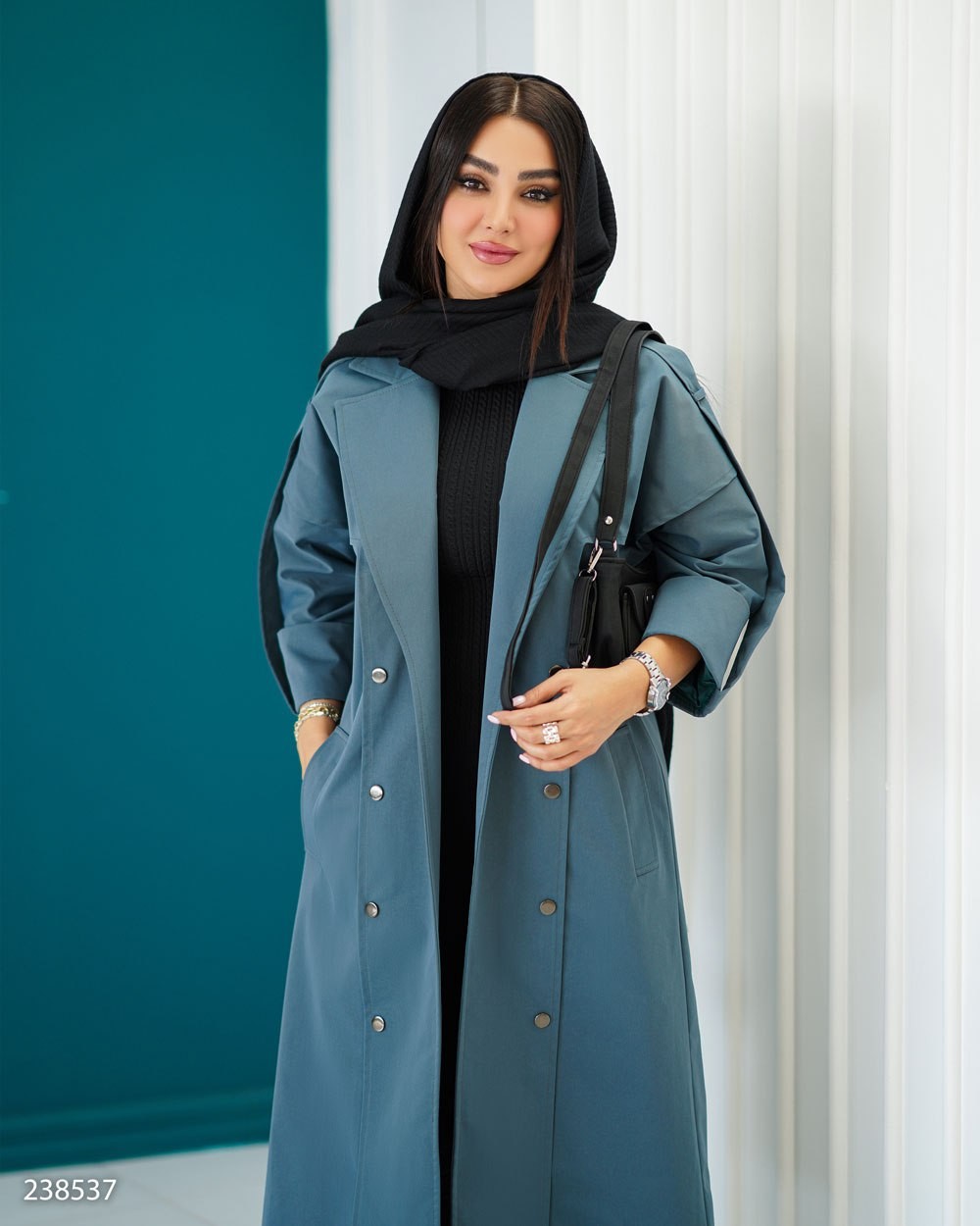 بارانی کتان تی سی زنانه مدل سپینود کد 2385 (ضمانت اصالت)