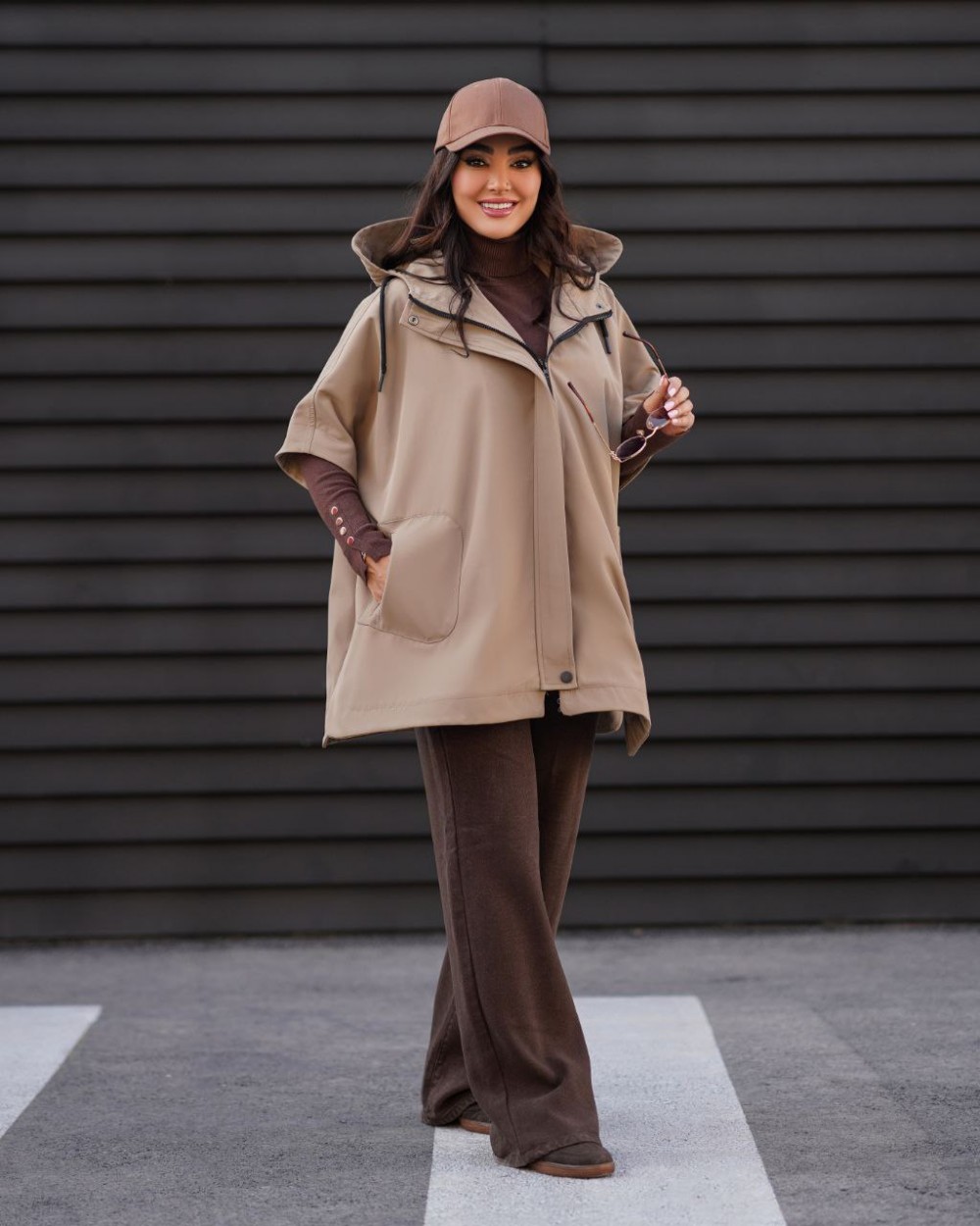 بارانی وست کلاهدار زنانه کد 876 (ضمانت اصالت)