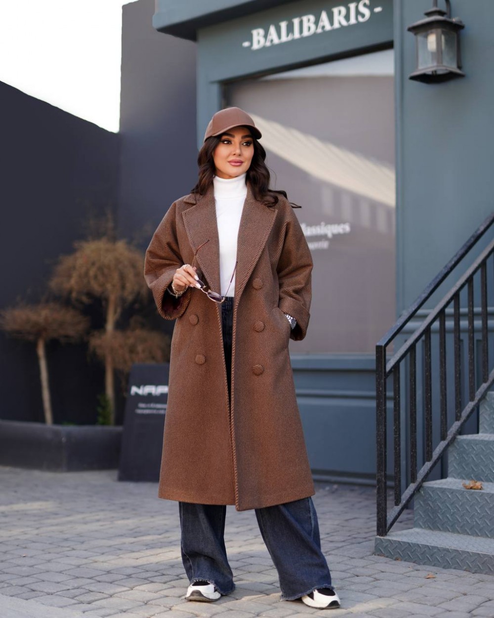 پالتو فوتر جناقی زنانه کد1258