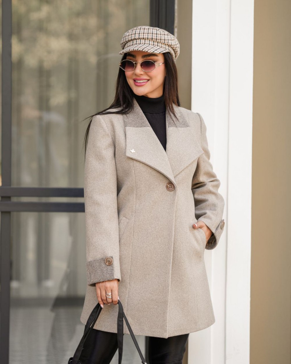 پالتو فوتر یقه آمریکایی زنانه مدل لوتوس کد 1315 (ضمانت اصالت)