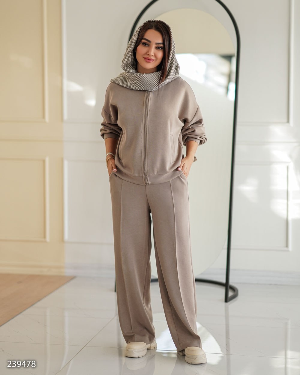 ست سوئیشرت شلوار اویشو زنانه مدل روهان کد 2394 (ضمانت اصالت)