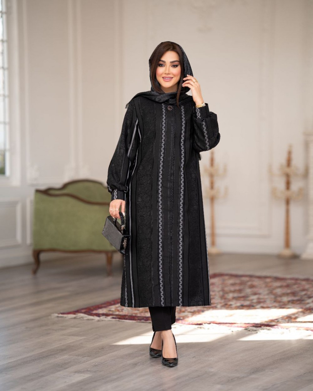 مانتو زنانه مدل ملین کد 1550 (ضمانت اصالت)