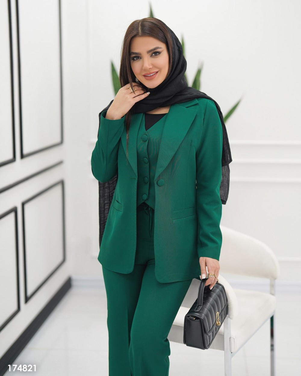 ست سه تیکه مدل پندار کد 1748