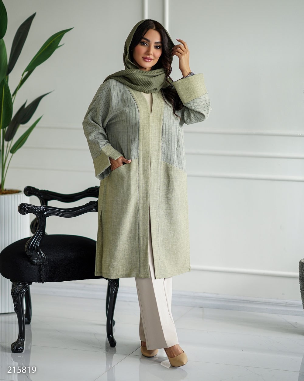 مانتو عبایی زنانه مدل کایلین کد‌ 2158 (ضمانت اصالت)