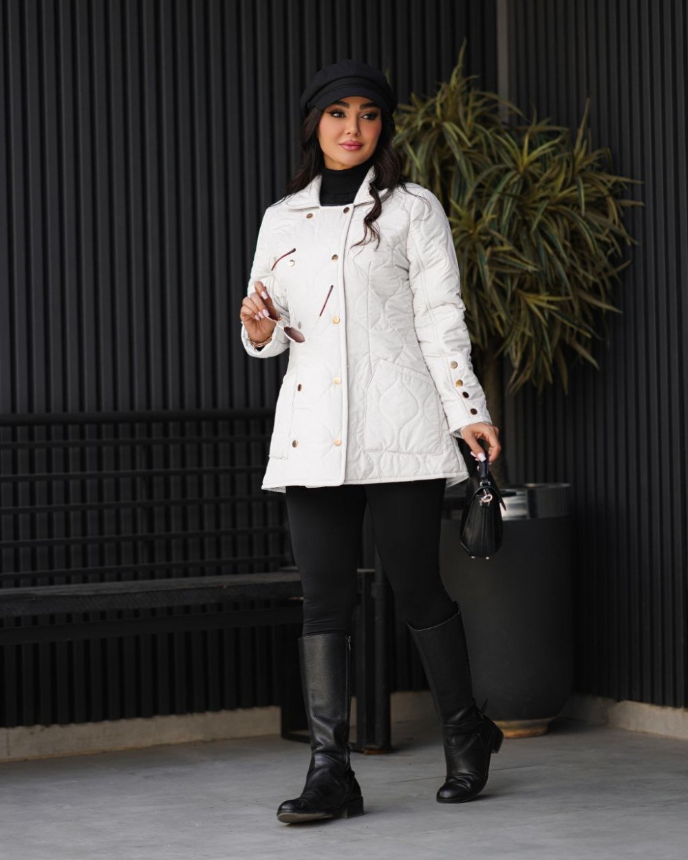 کاپشن مموری گلدوزی شده زنانه مدل مهستی کد 3144 (ضمانت اصالت)