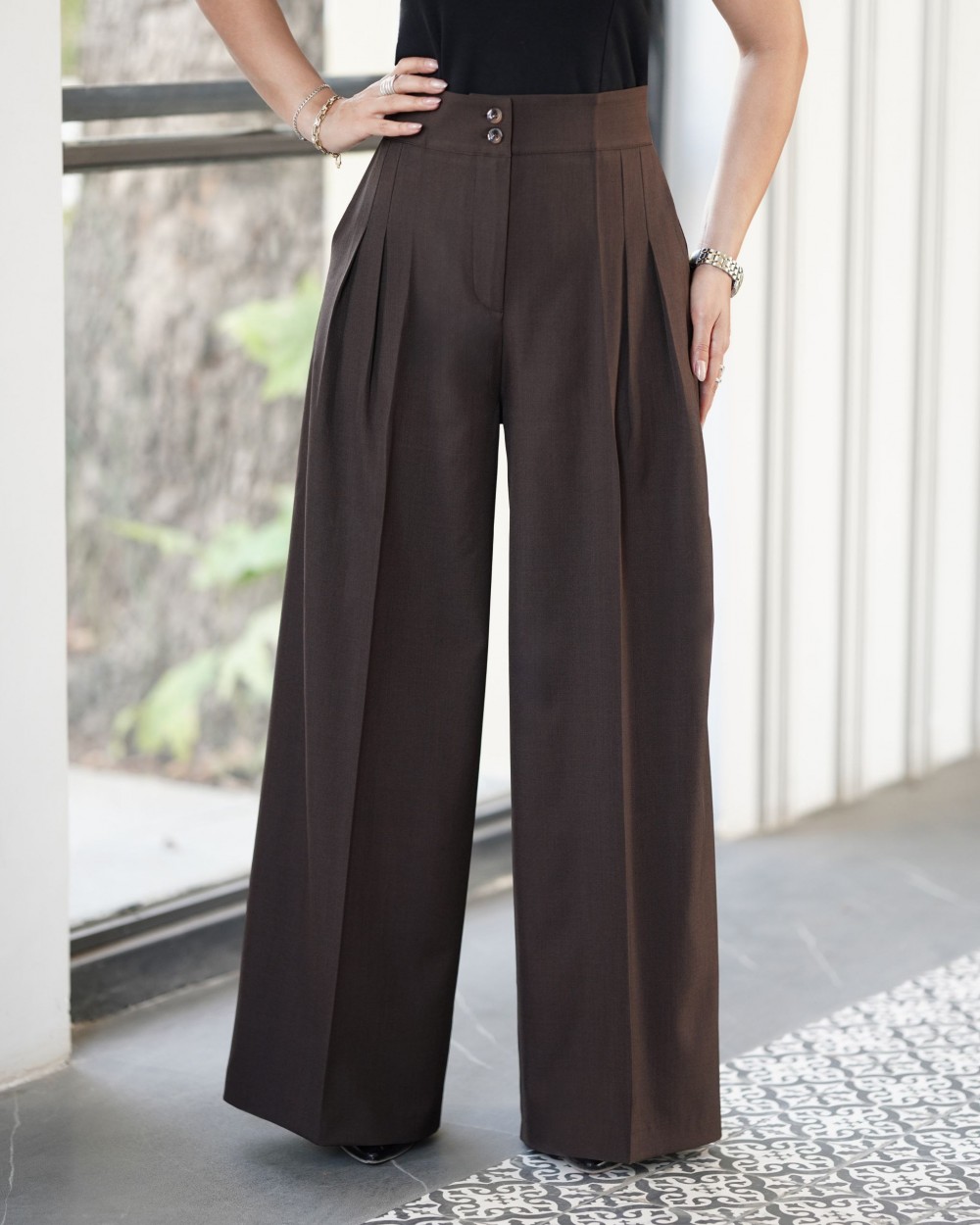 شلوار تمام بگ زنانه مدل پیله دار کد 792 (ضمانت اصالت)