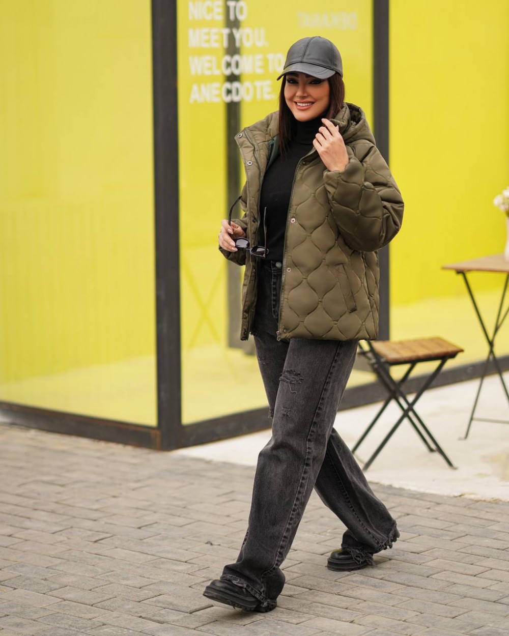 کاپشن کلاهدار کوتاه امبوردی مدل گلنوش کد 164 (ضمانت اصالت)