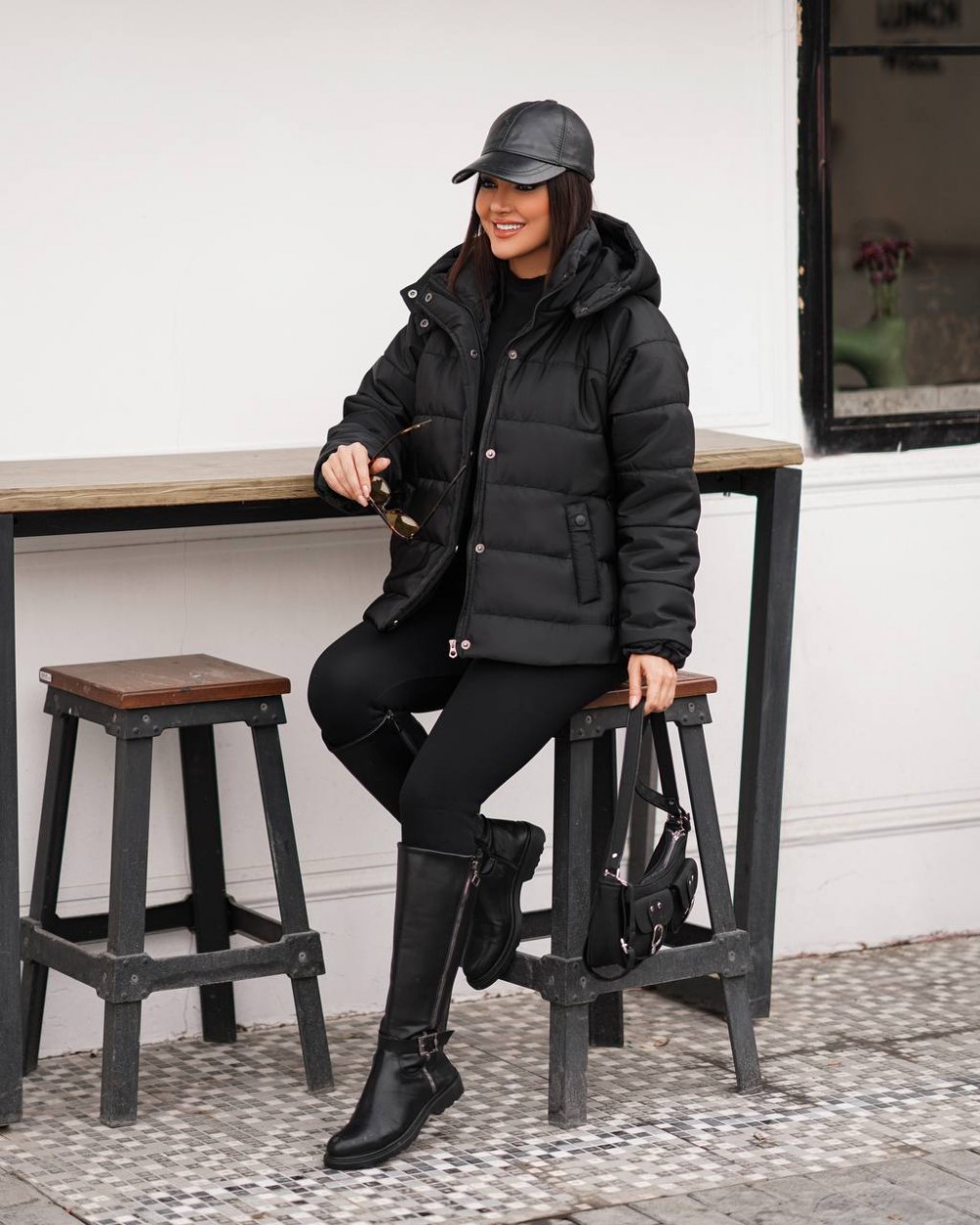 کاپشن کلاهدار کوتاه امبوردی مدل آیتن کد 165 (ضمانت اصالت)