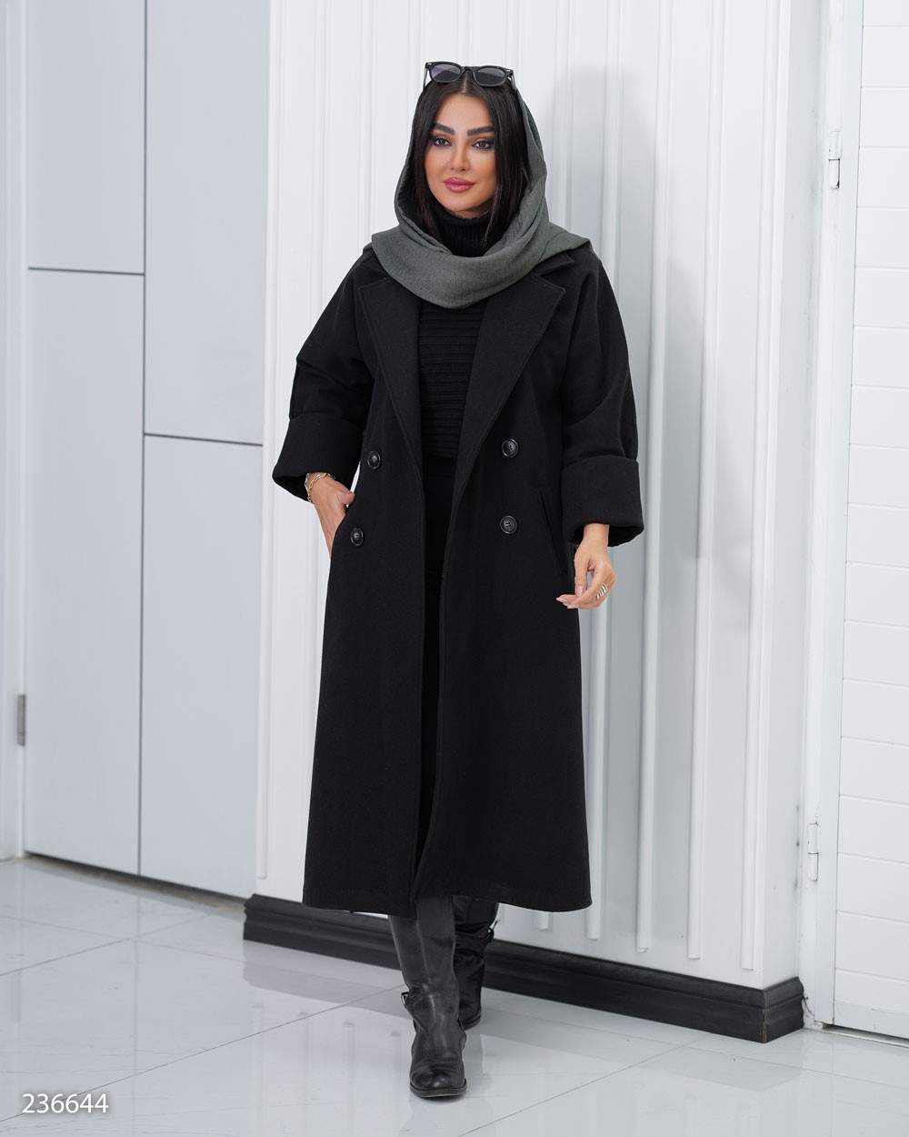 پالتو فوتر زنانه مدل لطیفه کد 2366 (ضمانت اصالت)