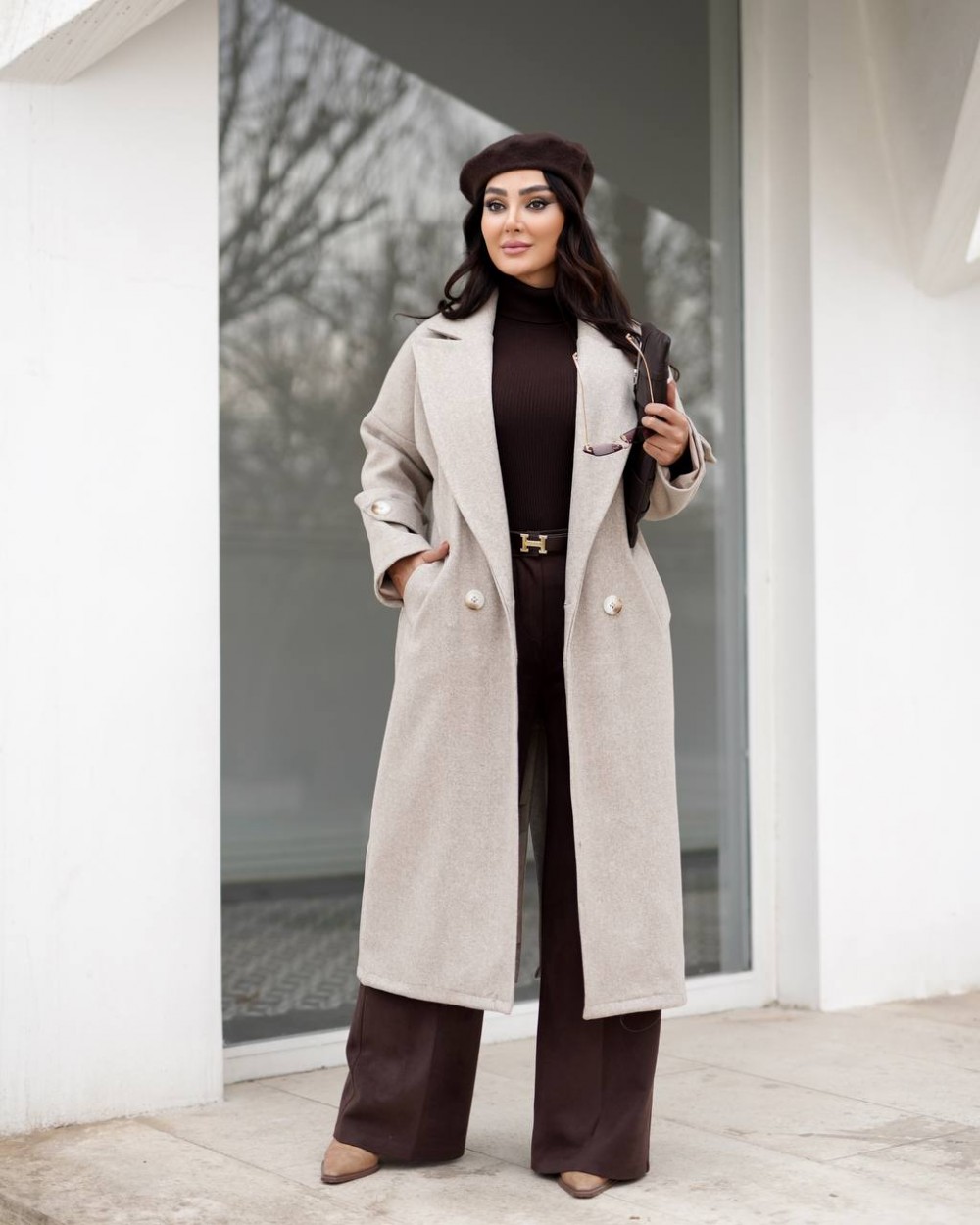 پالتو فوتر زنانه مدل اوور کد 6035 (ضمانت اصالت)